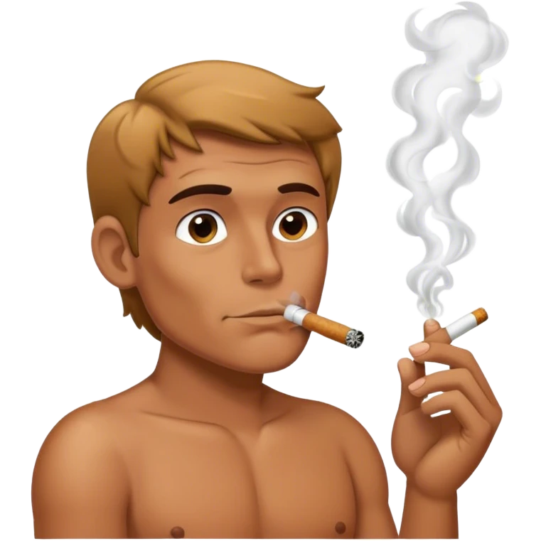Man smoking  emoji