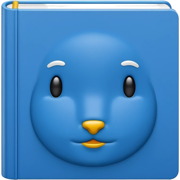 Book Blue Dick Bruna emoji