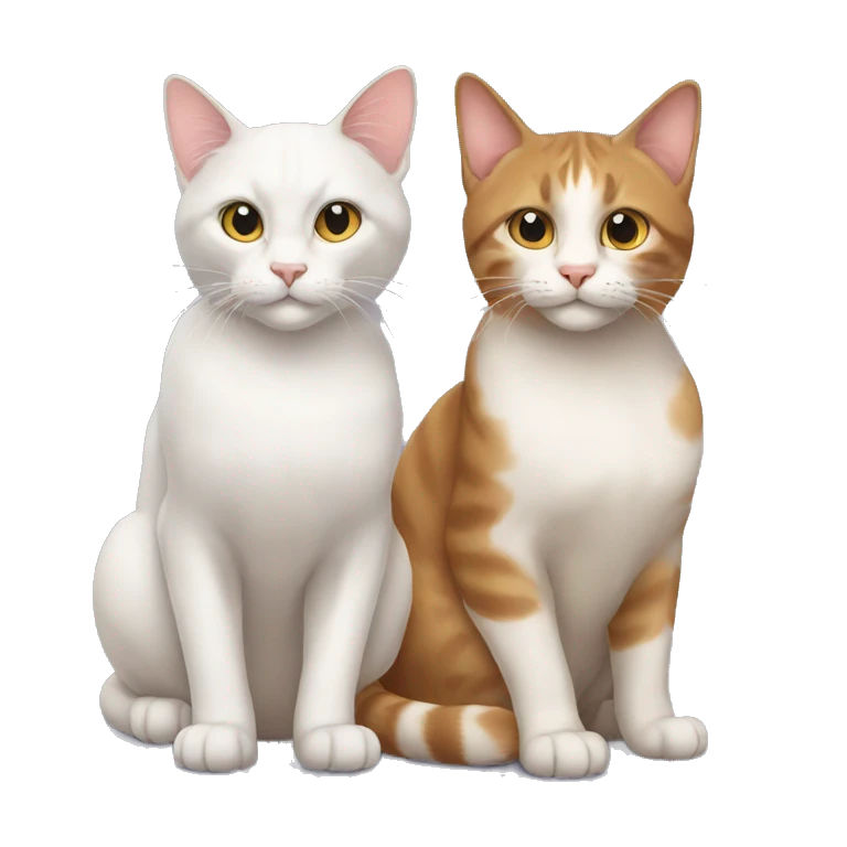 two cats emoji