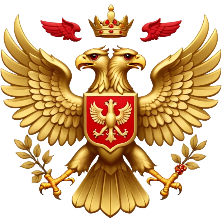Byzantine double headed eagle Greek  emoji
