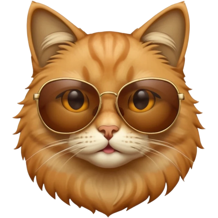 Cat wearing sunglasses emoji