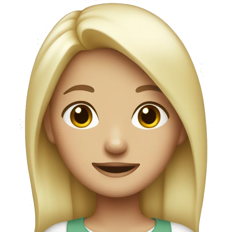Vanilla girl emoji