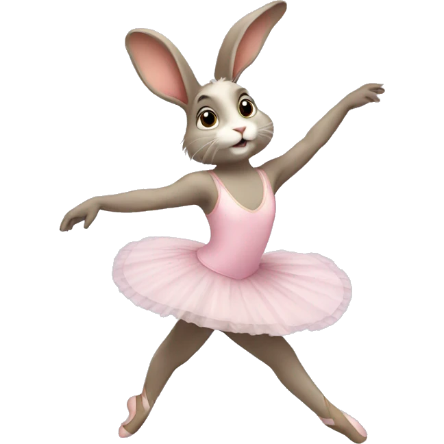 ballet rabbit emoji