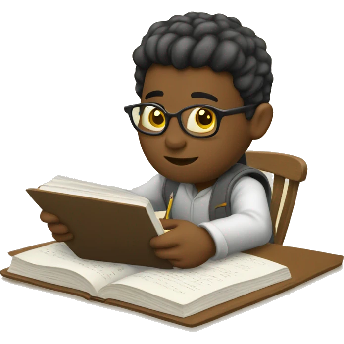 Studying  emoji