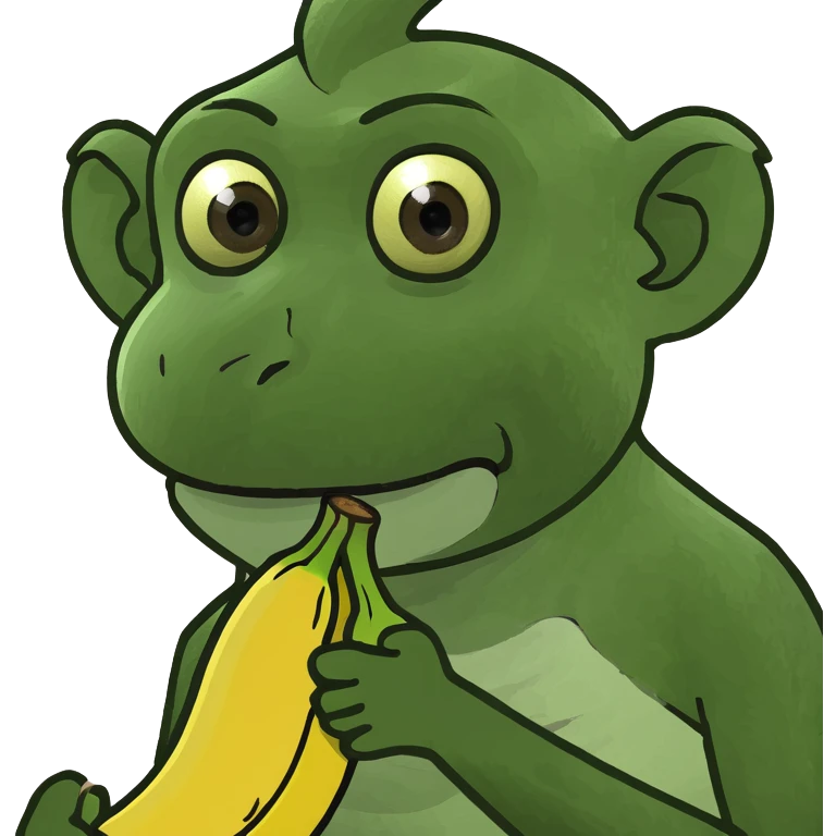 banana monkey emoji