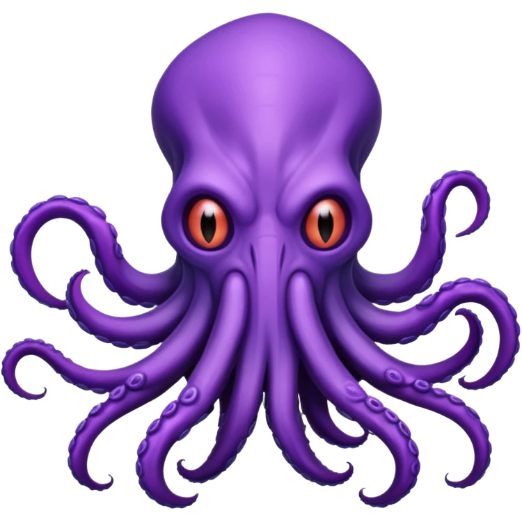 The Mind Flayer without face emoji