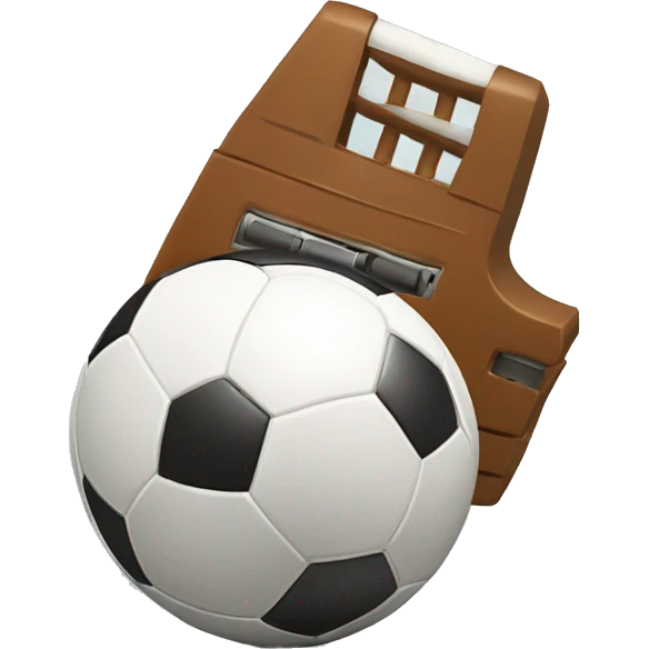 WHISTLE, SOCCER BALL, FOOTBALL emoji