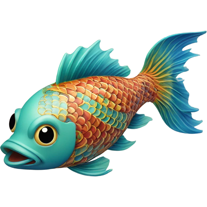 Chinese fish decorative emoji
