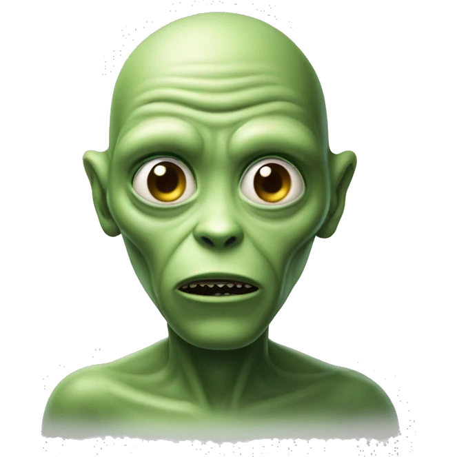 Three Two One Alien emoji