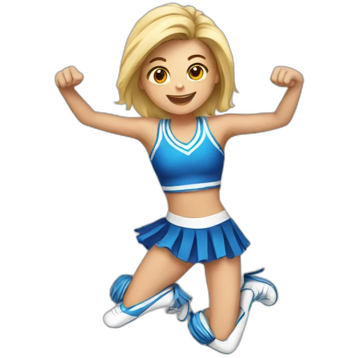cheerleader emoji