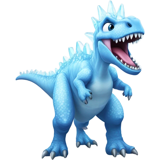 Icy dinosaur  emoji