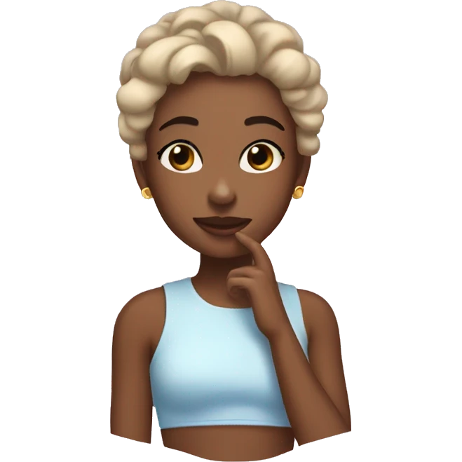 aesthetic clean girl skin care emoji