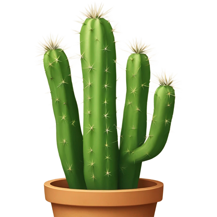 a cactus in a pot emoji