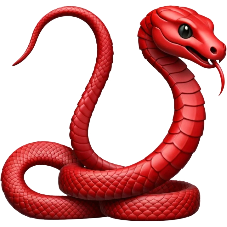 Original cobra black and redcolour  emoji emoji