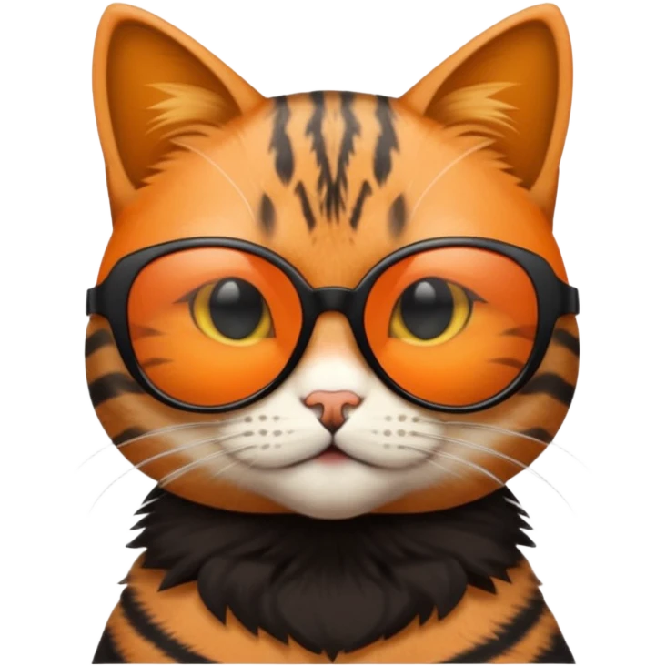 Cat wearing sunglasses emoji