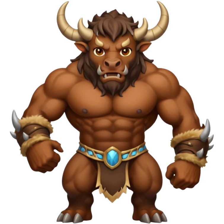 Half man half bull￼ emoji