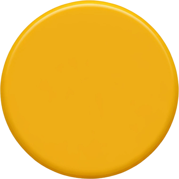 one color without shadows just plain yellow circle minimal code code f9b023  to be used in text like as emoji . just simple emoji