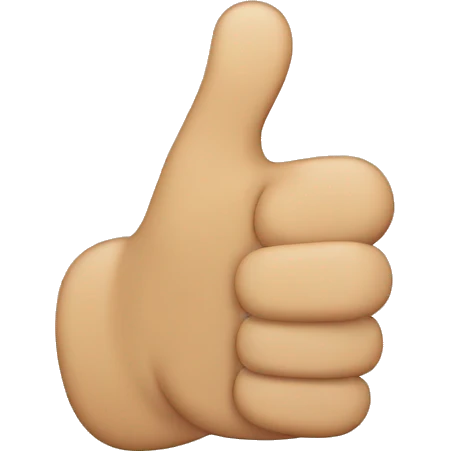emoji thumbs up with six fingers emoji