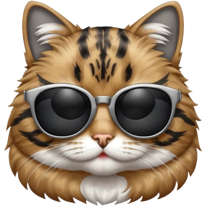 Cat wearing sunglasses emoji