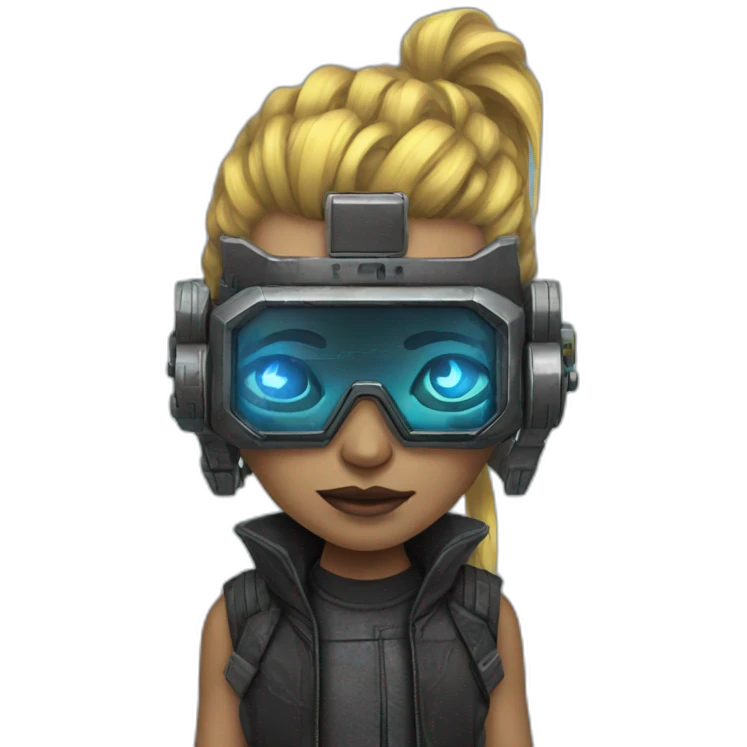 Cyberpunk city emoji