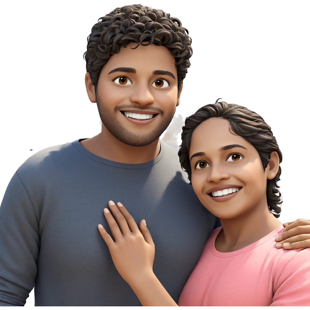 smiling boys outdoors together emoji