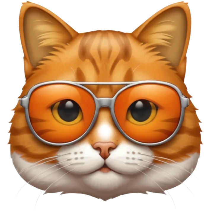 Cat wearing sunglasses emoji