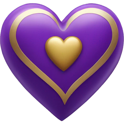 purple heart emoji