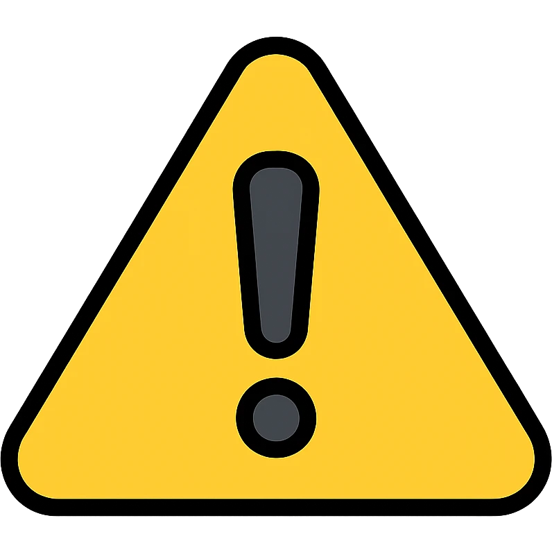 Add yellow color to the caution symbol, keep it suitable for a changelog Discord channel, maintain bold and clear icon style in lineal color icon with black outlines style. emoji