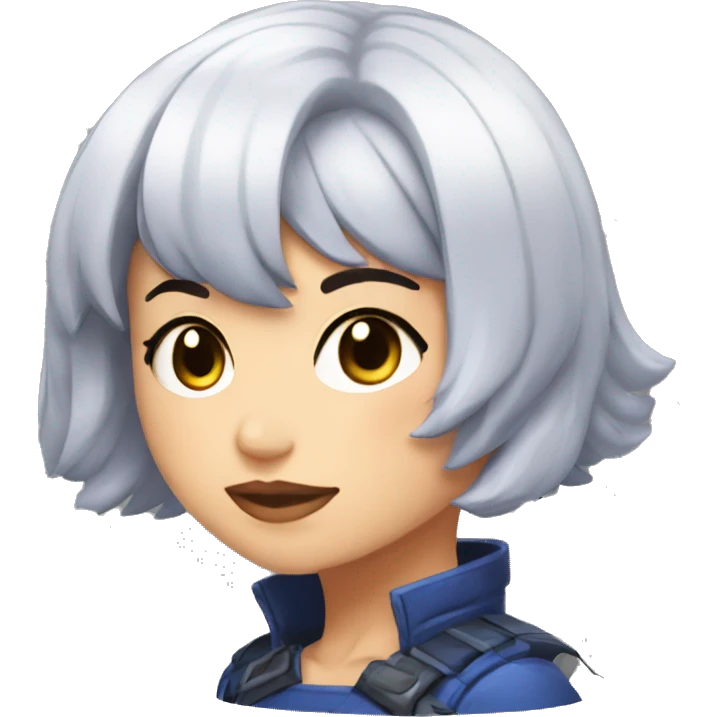 Persona pelona morena fuerte emoji