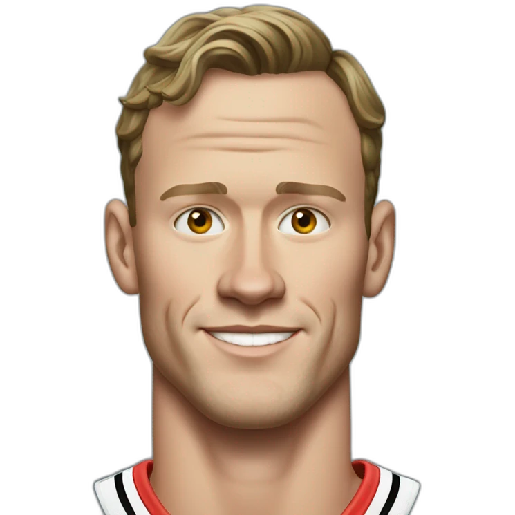 Jonathan Toews as beach bum emoji