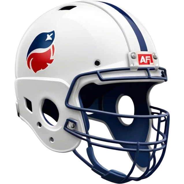 Cinematic Realistic image of AFL headgear featuring detailed cushioning and protective design elements, rendered with dynamic reflections on synthetic materials and set against a blurred action-packed background emoji