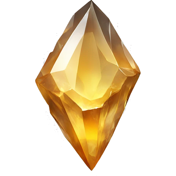 Charged shard of Citrine Crystal emoji