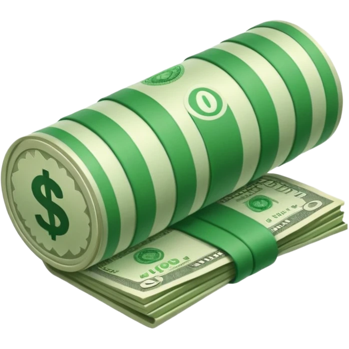 Money that is like a tube emoji