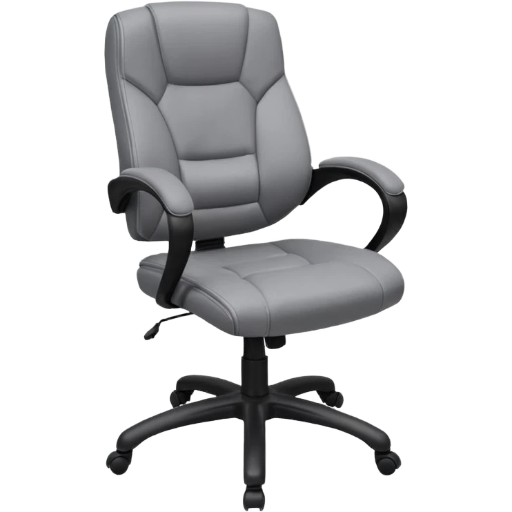 swivel office gry colour chair emoji