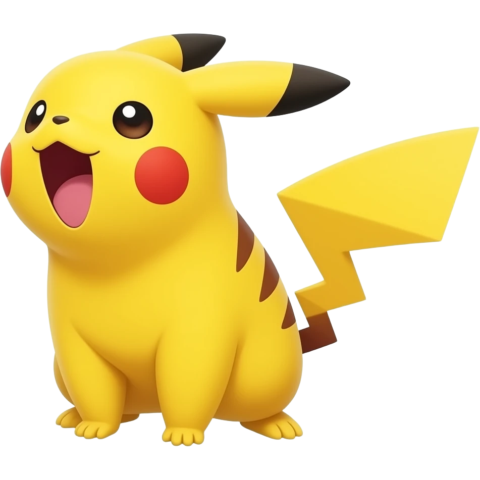 Pikachu Howling emoji