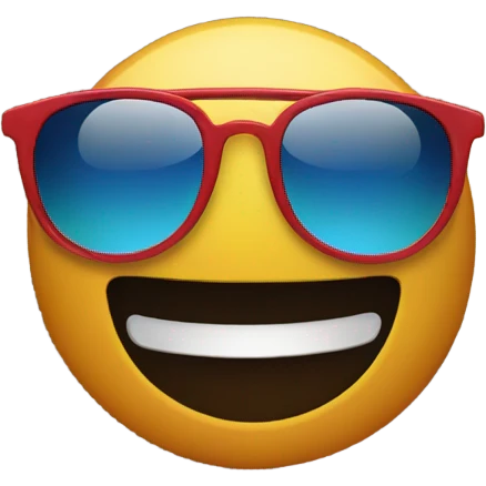 Sunglasses emoji face in a car driving next to fire emoji emoji