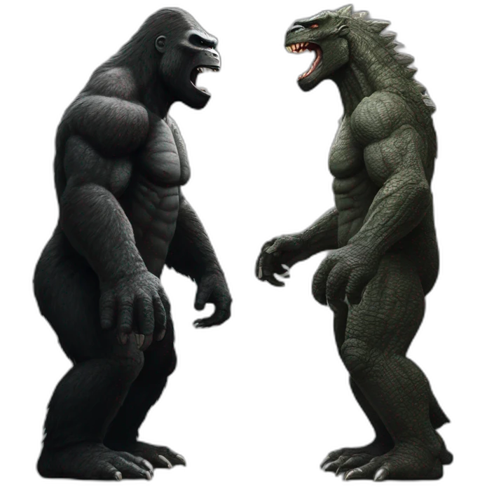 King kong vs Godzilla  emoji