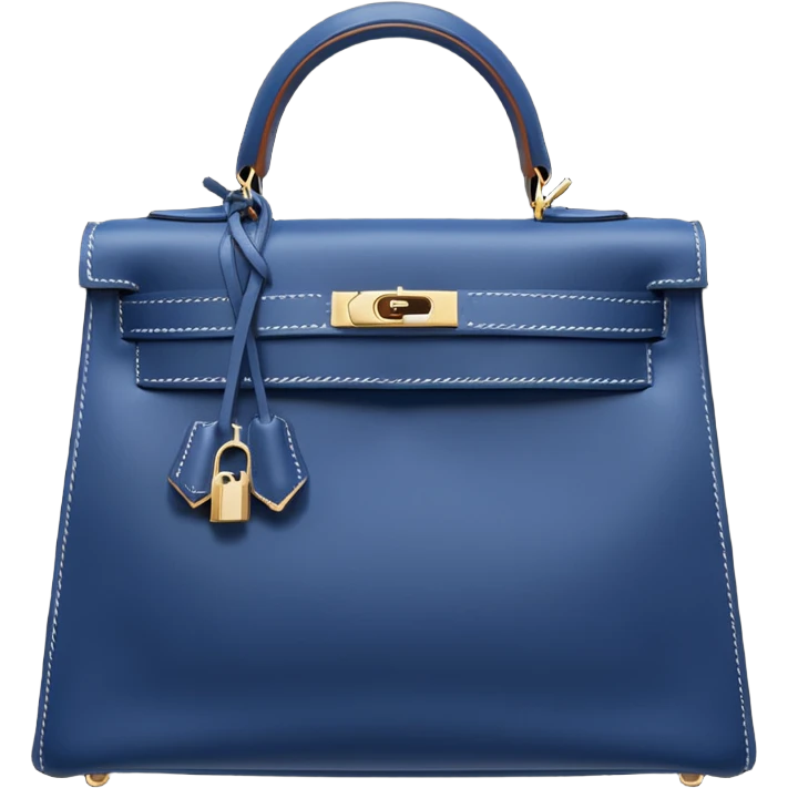 hermes kelly dark blue emoji