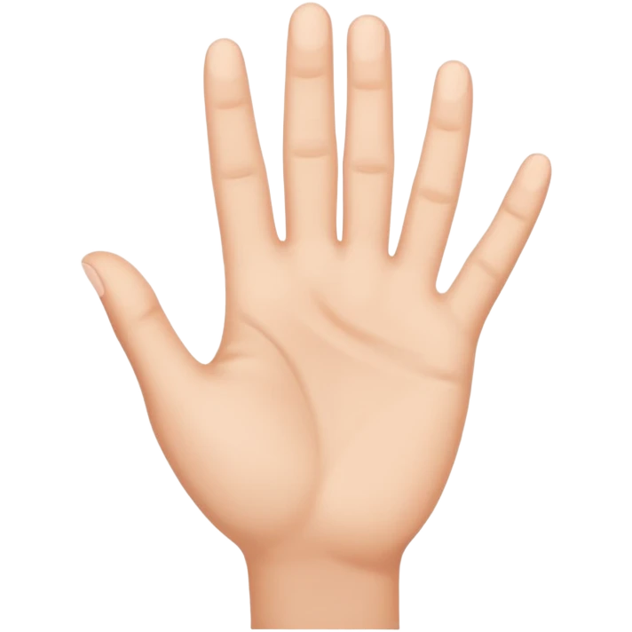 Hand love emoji