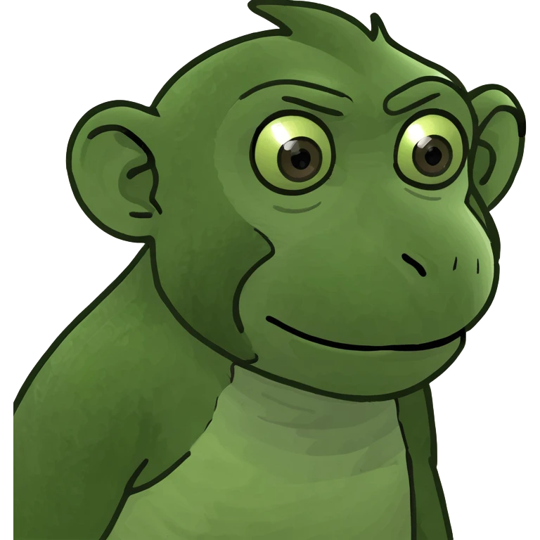 White monkey emoji