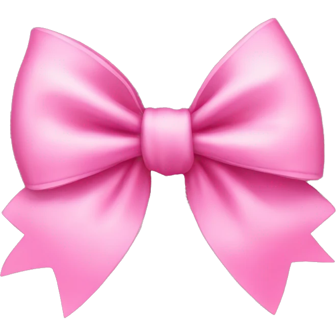 pink bow emoji