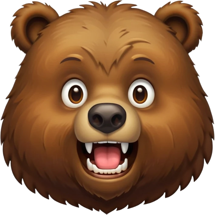 Hungry bear emoji