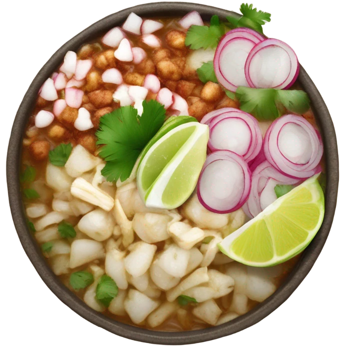 Pozole bowl emoji
