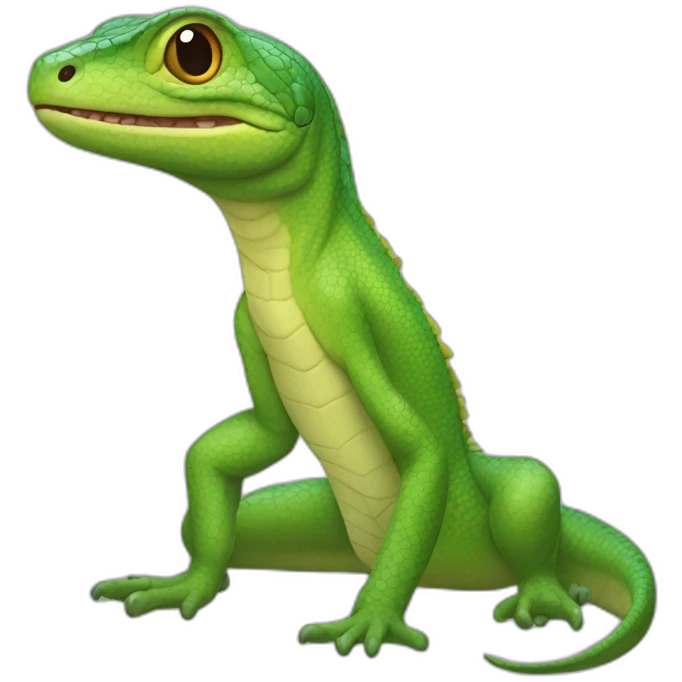 lagarto camaleão emoji