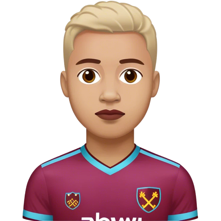 Me in West Ham colours emoji