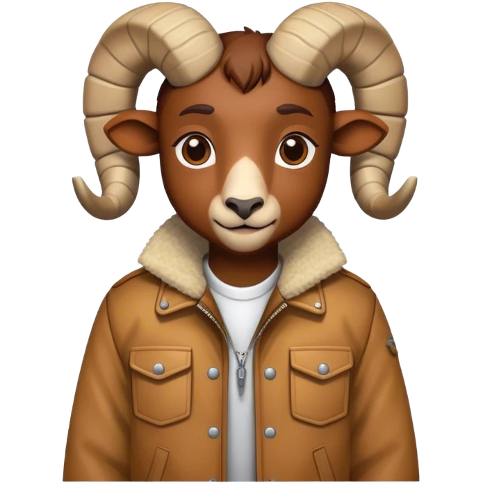 Ram wearing jacket  emoji