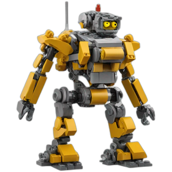 Lego mech emoji