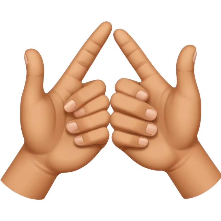 two cartoon hands shaking, friendly gesture emoji