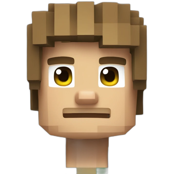 Minecraft steve emoji