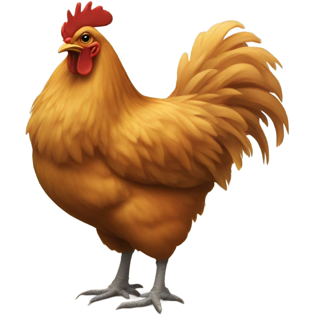 chicken butt emoji